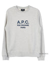 Rufus Embroidery Logo Sweatshirt Grey - A.P.C. - BALAAN 2