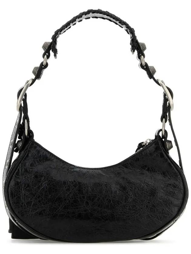 Le Cagole XS Lambskin Shoulder Bag Black - BALENCIAGA - BALAAN 4