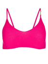 Le Bandeau Pralu Logo Knit Bra Pink - JACQUEMUS - BALAAN 2