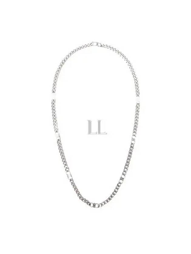 Men's Triomphe Gourmet Necklace Silver - CELINE - BALAAN 2