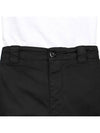 Stretch Satin Cargo Shorts Black - CP COMPANY - BALAAN 8