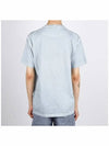 Fissato Treatment Organic Cotton Short Sleeve T-Shirt Blue - STONE ISLAND - BALAAN 5