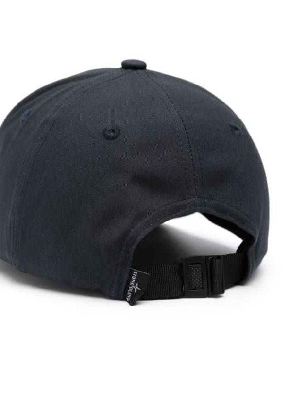 99661 Cotton Rep 6 Panel Ball Cap Navy - STONE ISLAND - BALAAN 3