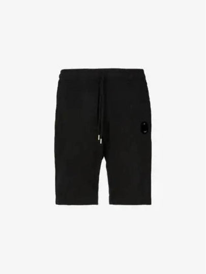 Light Fleece Regular Shorts Black - CP COMPANY - BALAAN 2