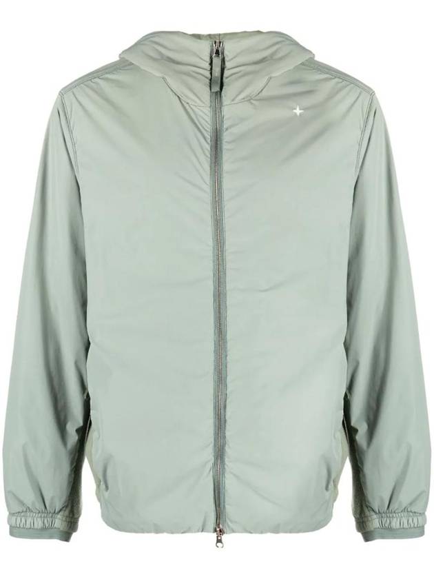 Stellina Hooded Jacket Sage Green - STONE ISLAND - BALAAN 1