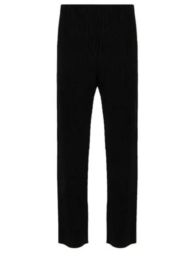 Basic Pleats Straight Pants Black - ISSEY MIYAKE - BALAAN 2