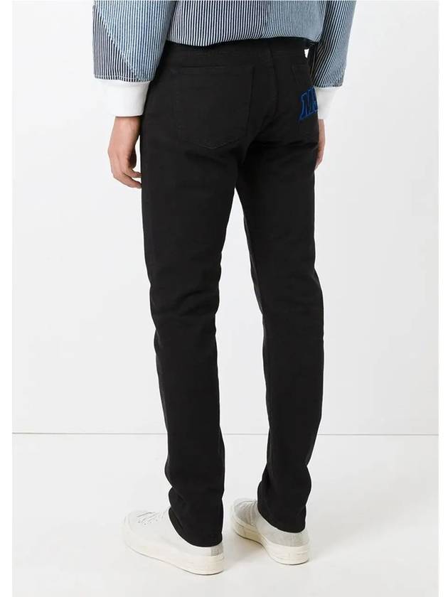 11th Anniversary Back Logo Regular Fit Black Jeans 2240MP10LX 174288 99 - MSGM - BALAAN 4