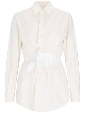 MM6 Maison Margiela Shirts White - MAISON MARGIELA - BALAAN 1