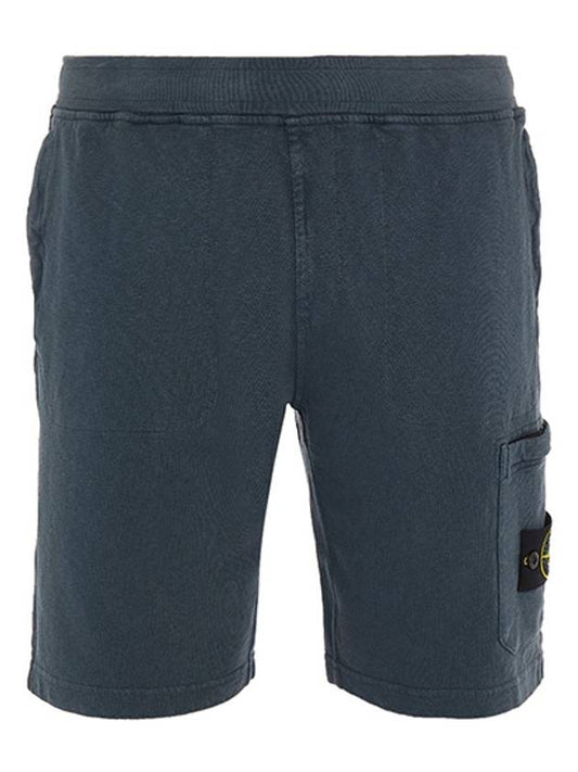 Wappen Patch Garment Dyed Bermuda Shorts Grey - STONE ISLAND - BALAAN 2