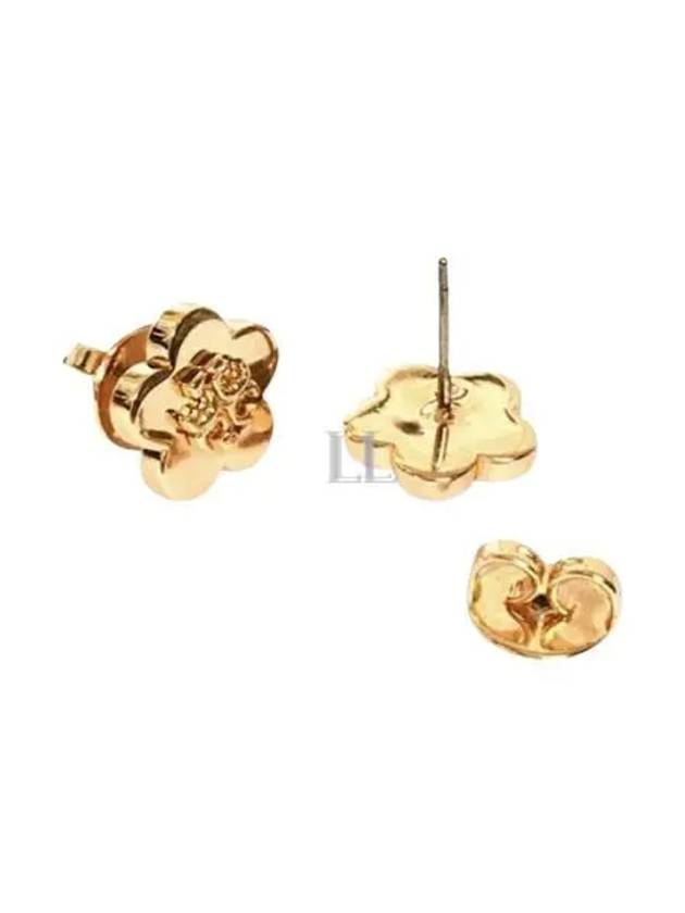 Kira Flower Stud Earring Gold - TORY BURCH - BALAAN 2