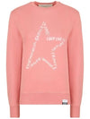 Star Print Sweatshirt Pink - GOLDEN GOOSE - BALAAN 2