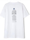 Archivio Project Lino Watro Cotton Jersey Short Sleeve T-Shirt White - STONE ISLAND - BALAAN 3