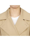 Giostra Virgin Wool Trench Coat Beige - MAX MARA - BALAAN 8