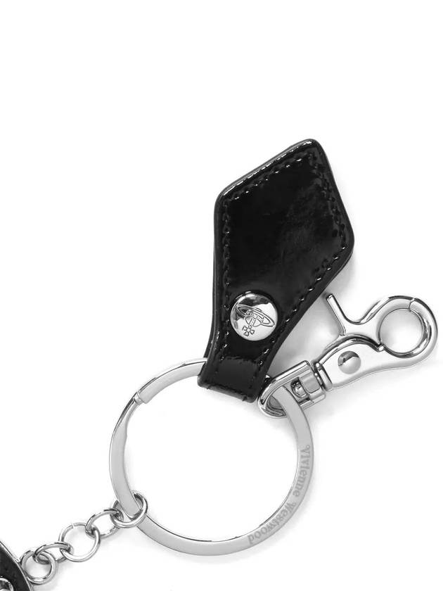 Shiny Patent Mirror Keyring 82030102U OM000G N401 - VIVIENNE WESTWOOD - BALAAN 3