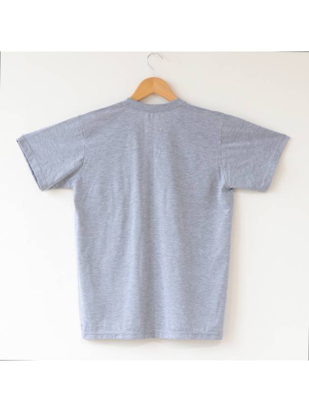 Round Short Sleeve T Shirt Grey - SUPENER - BALAAN 3