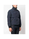 Nylon Funnel High Neck Padding Navy - TOM FORD - BALAAN 4