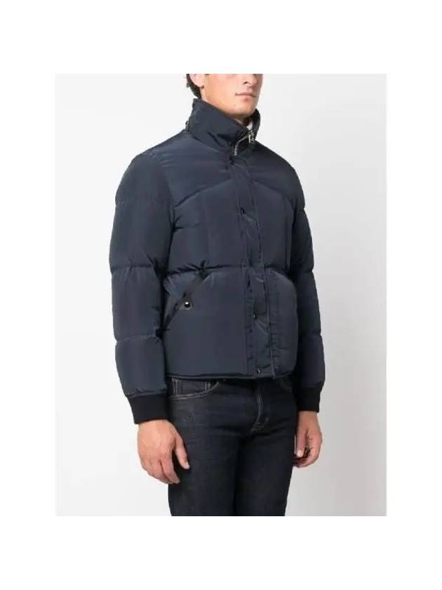 Nylon Funnel High Neck Padding Navy - TOM FORD - BALAAN 4