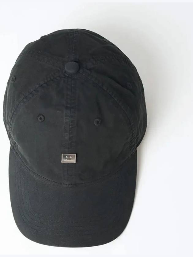 Mini Logo Patch Ball Cap Black - ACNE STUDIOS - BALAAN 4