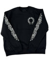 Floral Cross Horseshoe Sweatshirt XL - CHROME HEARTS - BALAAN 1