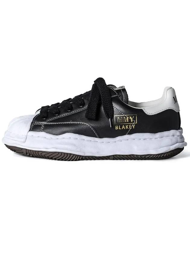 Blakey Logo OG Sole Low Top Sneakers Black - MAISON MIHARA YASUHIRO - BALAAN 3