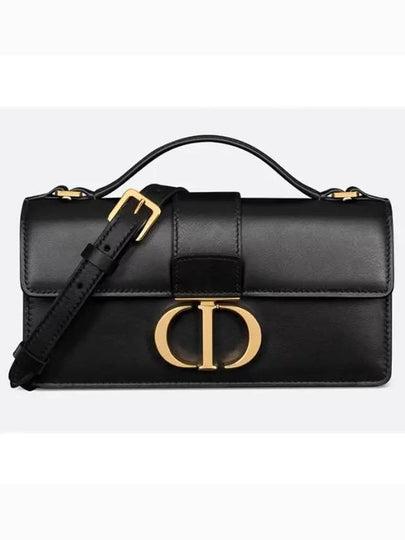 Miss Montaigne Smooth Calfskin Mini Bag Black - DIOR - BALAAN 2