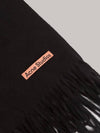 Wool Fringe Scarf Black - ACNE STUDIOS - BALAAN 3