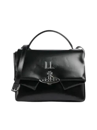 Sibyl ORB Logo Tote Bag Black - VIVIENNE WESTWOOD - BALAAN 2