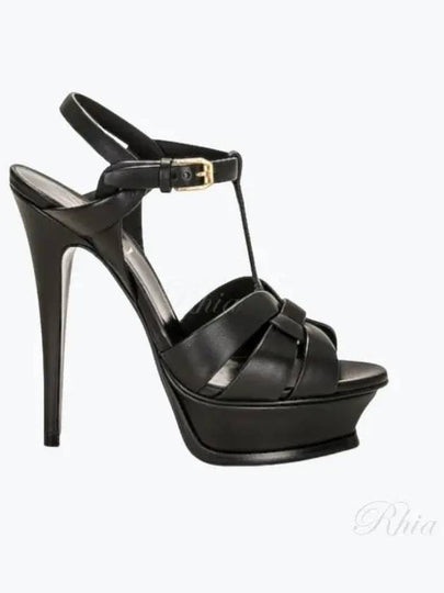 Classic Tribute 105 Sandal Heels Black - SAINT LAURENT - BALAAN 2