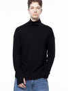 Men s M243TP04BK Spandex Finger Warmer Turtleneck Polar T shirt Black - CHANCE'S NOI - BALAAN 7