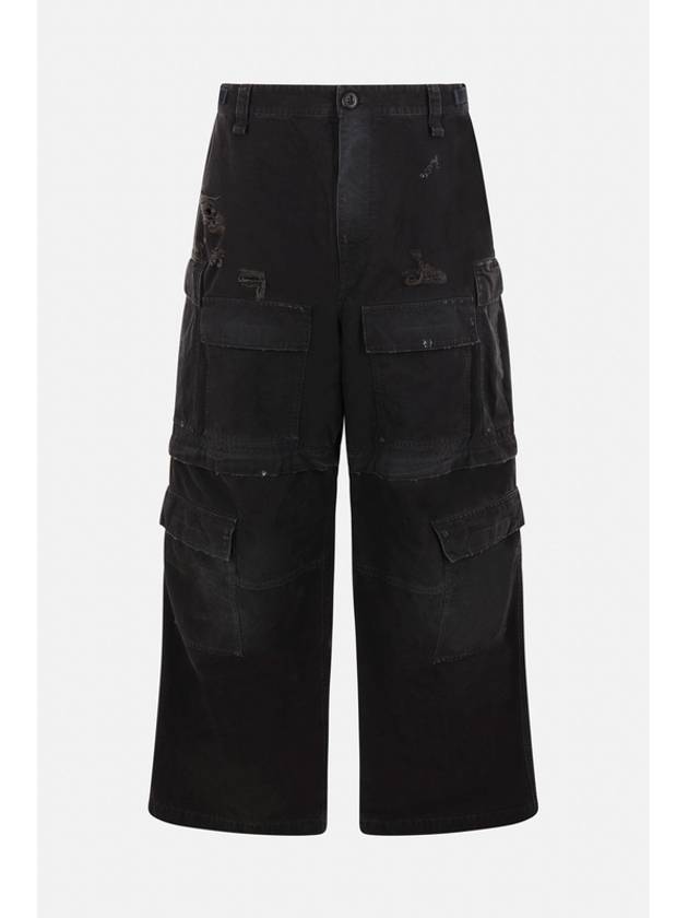 Cargo Straight Pants Black - BALENCIAGA - BALAAN 2