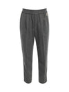 Logo Patch Track Pants Gray 2A000 17 5975E 989 - MONCLER - BALAAN 2