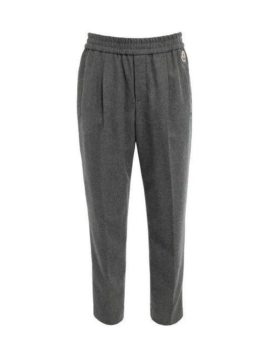 Logo Track Pants Gray 2A000 17 5975E 989 - MONCLER - BALAAN 1