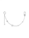 Pearls Fusion Belt Chain Bag Charm Silver - LOUIS VUITTON - BALAAN 2