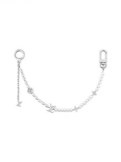 Pearls Fusion Belt Chain Bag Charm Silver - LOUIS VUITTON - BALAAN 2