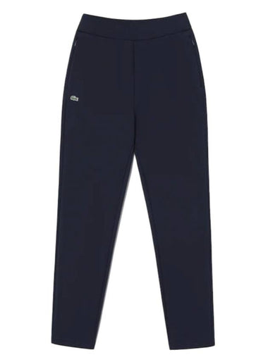 Women's CP Chouli Basic Straight Pants Dark Navy - LACOSTE - BALAAN 1