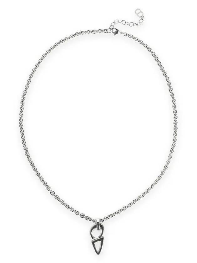 CD30 Pendant Necklace Silver - DIOR - BALAAN 2