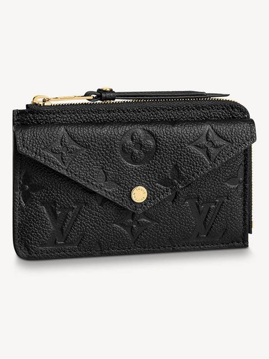 Recto Verso Monogram Empreinte Card Wallet Noir - LOUIS VUITTON - BALAAN 2