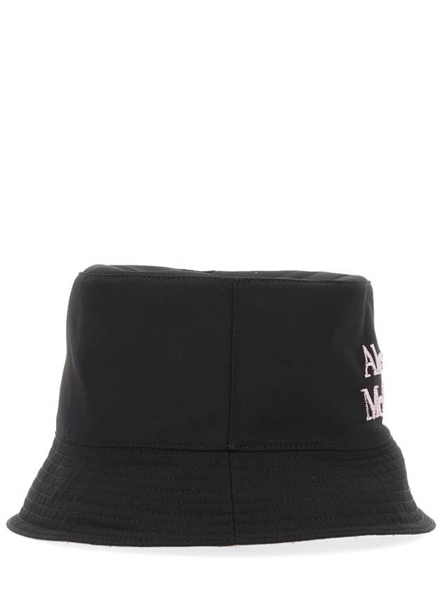 Logo Reversible Bucket Hat Black - ALEXANDER MCQUEEN - BALAAN 5