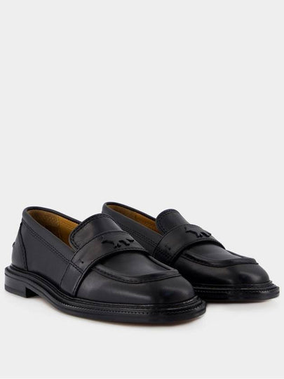 Loafers - Maison Kitsune - Leather - Black - MAISON KITSUNE - BALAAN 2