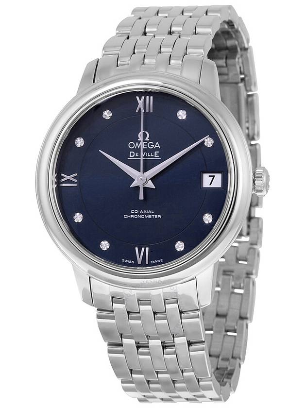 De Ville Prestige Co-Axial Diamond Metal Watch Blue - OMEGA - BALAAN 2