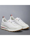 Thom Women Browne Nylon Tech Runner Low Top Sneakers Grey White - THOM BROWNE - BALAAN 2