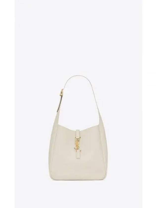 Le 5 A7 Small Hobo Shoulder Bag Vintage White - SAINT LAURENT - BALAAN 2