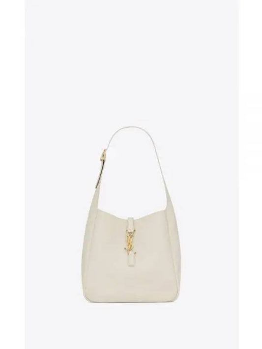 Le 5 A7 Small Hobo Shoulder Bag Vintage White - SAINT LAURENT - BALAAN 1