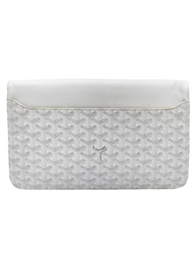 White color Saint Marie MM clutch bag - GOYARD - BALAAN 3