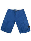 Short pants blue 12CMBE062A 006273G 892 - CP COMPANY - BALAAN 1