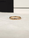 Daol Beomeo Branch Coco Crush Ring Beige Gold 23 Years J11785 Condition S - CHANEL - BALAAN 5