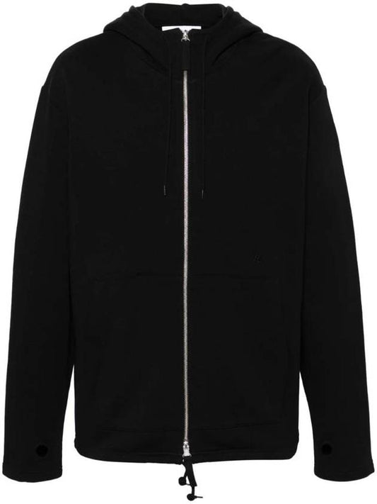 logo embroidered cotton hoodie O01HM505 - HELMUT LANG - BALAAN 1