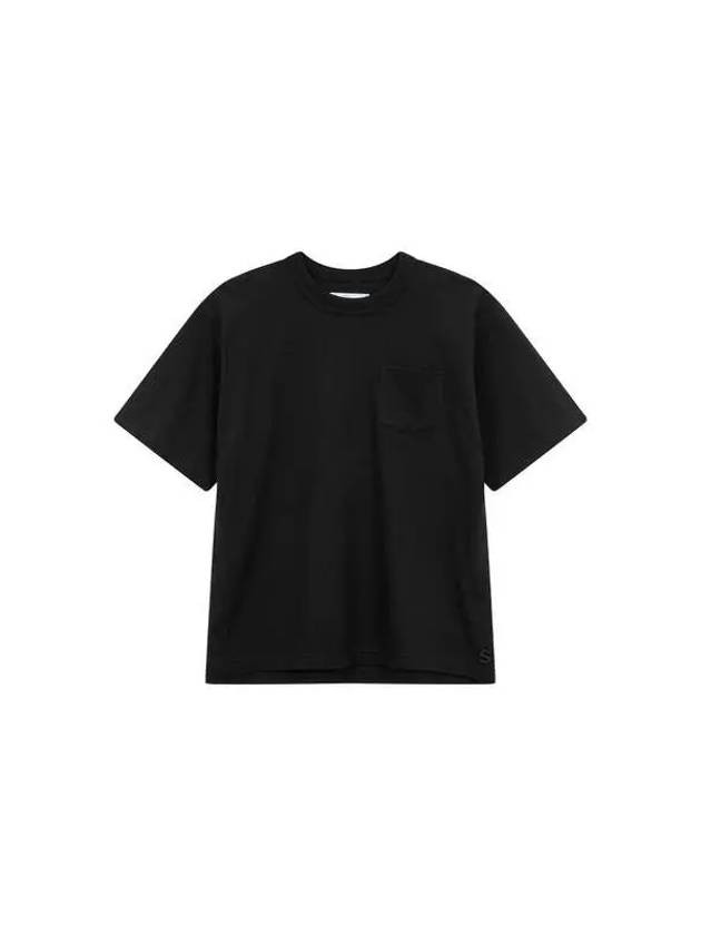 Men s Embellished Pocket T Shirt Black - SACAI - BALAAN 1