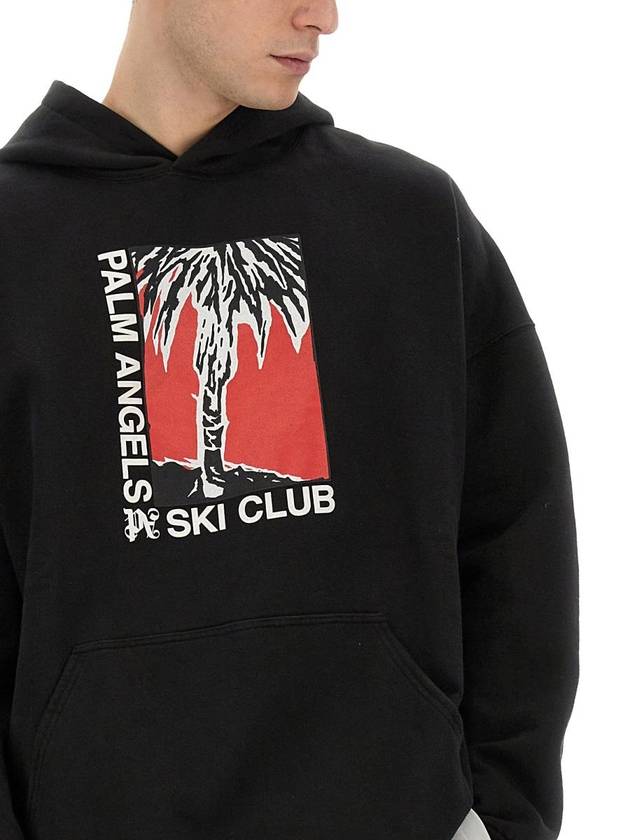 Palm Ski Club Cotton Hoodie PMBB126R24FLE0051001 - PALM ANGELS - BALAAN 5