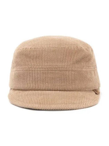 Corduroy Riding Short Cap S24FUFC64 Beige - SNOW PEAK - BALAAN 1